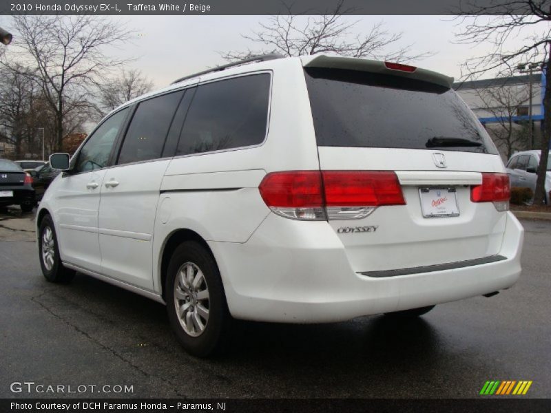 Taffeta White / Beige 2010 Honda Odyssey EX-L