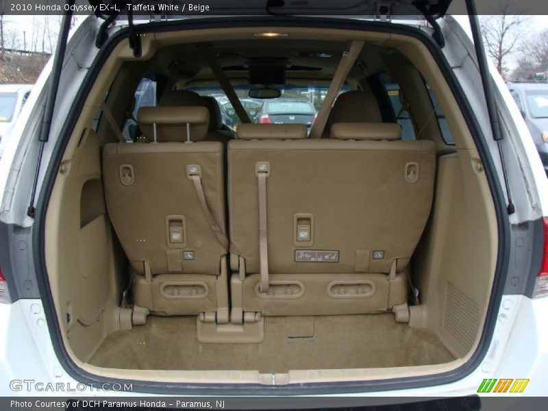 Taffeta White / Beige 2010 Honda Odyssey EX-L