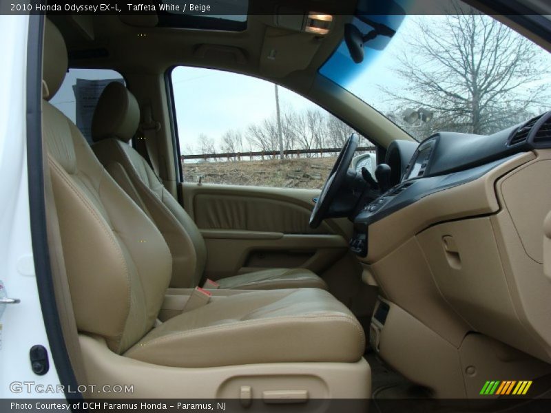 Taffeta White / Beige 2010 Honda Odyssey EX-L