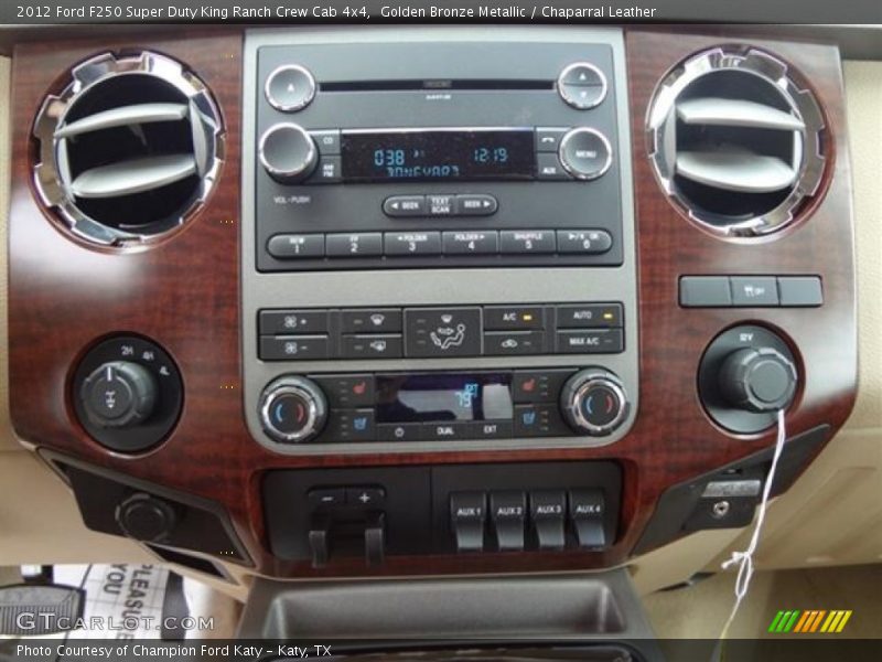 Controls of 2012 F250 Super Duty King Ranch Crew Cab 4x4