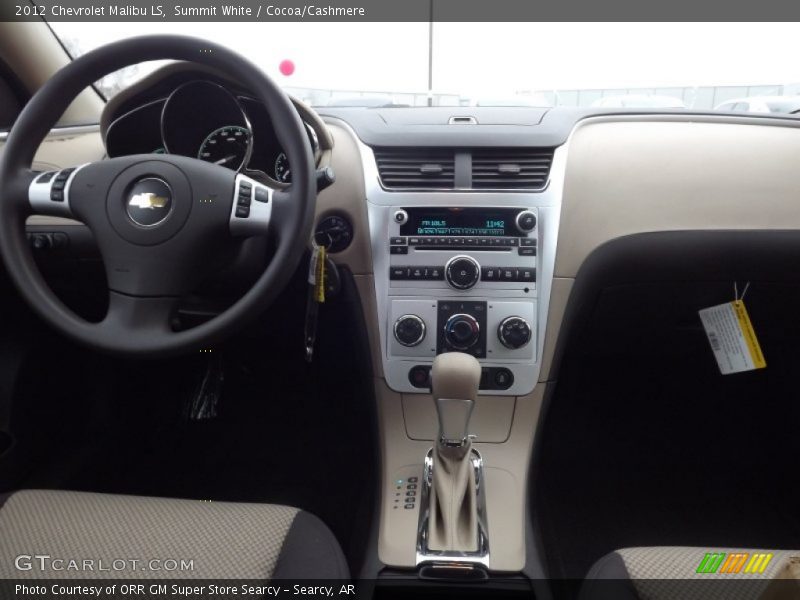 Summit White / Cocoa/Cashmere 2012 Chevrolet Malibu LS