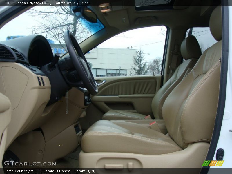 Taffeta White / Beige 2010 Honda Odyssey EX-L