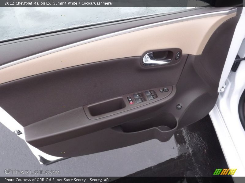 Summit White / Cocoa/Cashmere 2012 Chevrolet Malibu LS