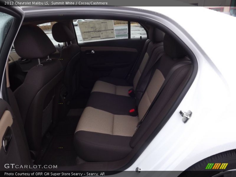 Summit White / Cocoa/Cashmere 2012 Chevrolet Malibu LS