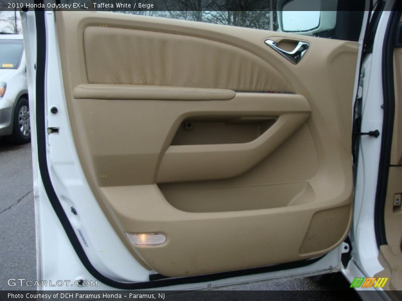 Taffeta White / Beige 2010 Honda Odyssey EX-L