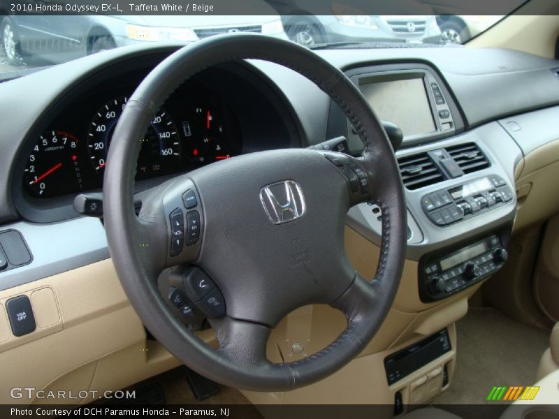 Taffeta White / Beige 2010 Honda Odyssey EX-L