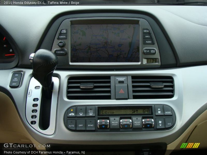 Taffeta White / Beige 2010 Honda Odyssey EX-L
