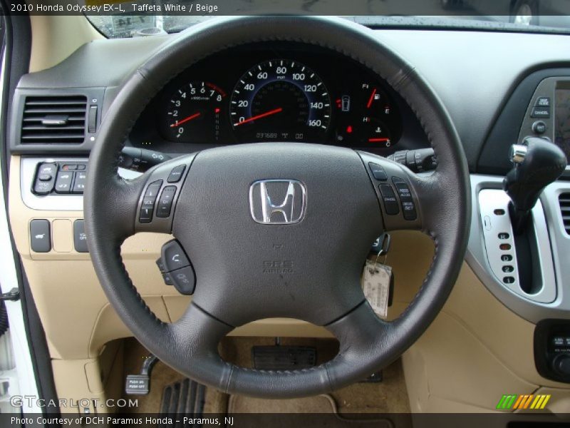 Taffeta White / Beige 2010 Honda Odyssey EX-L