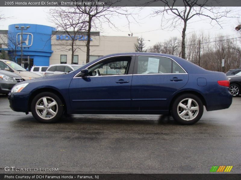 Eternal Blue Pearl / Black 2005 Honda Accord EX Sedan