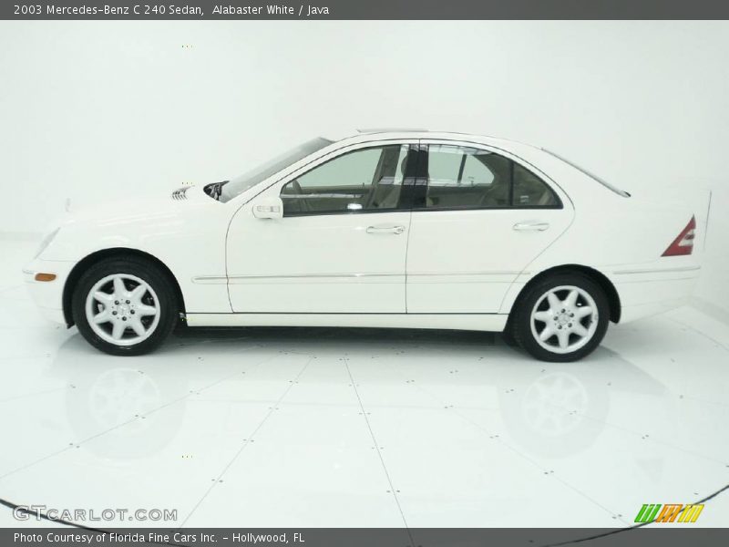 Alabaster White / Java 2003 Mercedes-Benz C 240 Sedan