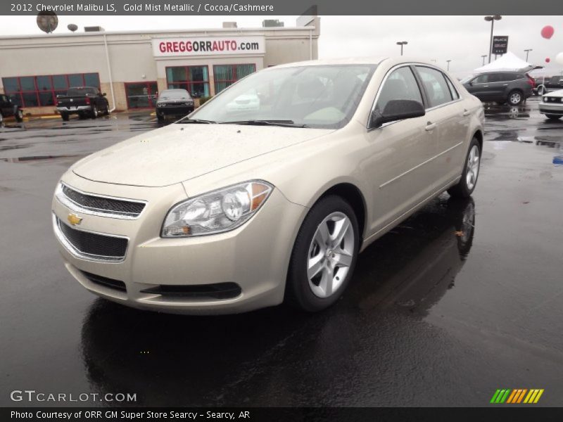 Gold Mist Metallic / Cocoa/Cashmere 2012 Chevrolet Malibu LS