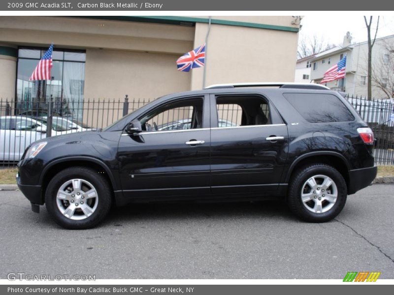 Carbon Black Metallic / Ebony 2009 GMC Acadia SLT