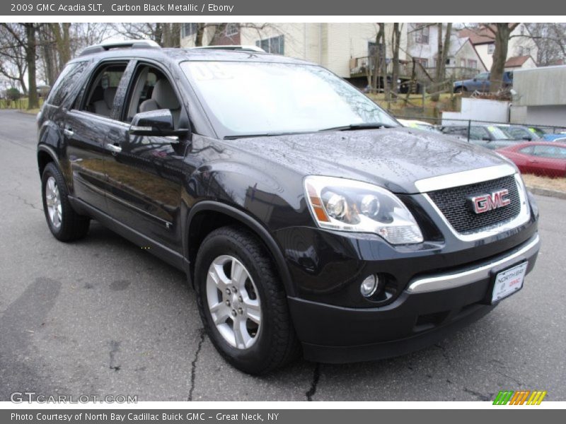 Carbon Black Metallic / Ebony 2009 GMC Acadia SLT
