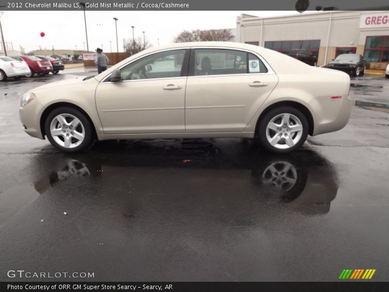 Gold Mist Metallic / Cocoa/Cashmere 2012 Chevrolet Malibu LS