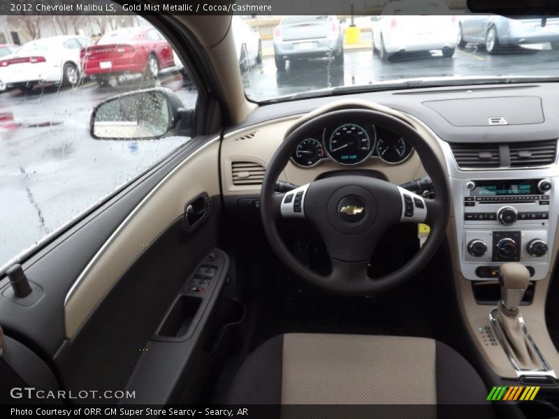 Gold Mist Metallic / Cocoa/Cashmere 2012 Chevrolet Malibu LS