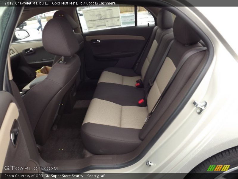 Gold Mist Metallic / Cocoa/Cashmere 2012 Chevrolet Malibu LS