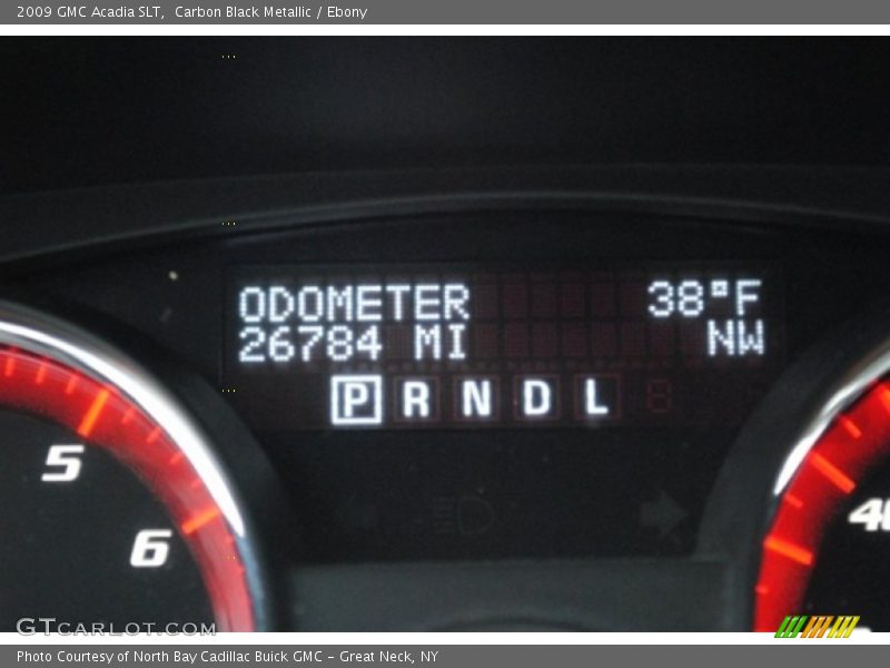 Carbon Black Metallic / Ebony 2009 GMC Acadia SLT