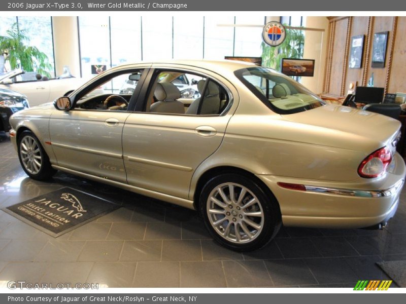 Winter Gold Metallic / Champagne 2006 Jaguar X-Type 3.0