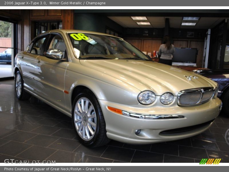 Winter Gold Metallic / Champagne 2006 Jaguar X-Type 3.0