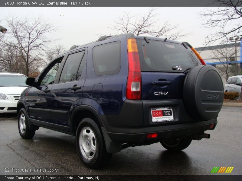 Eternal Blue Pearl / Black 2003 Honda CR-V LX