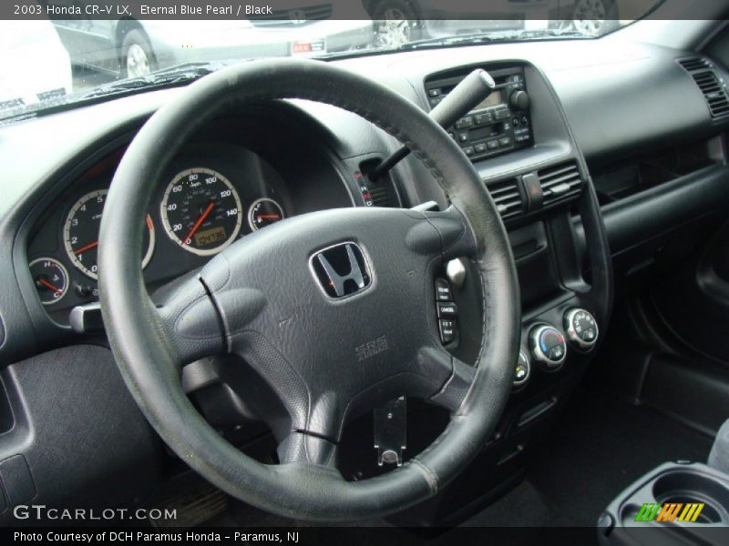 Eternal Blue Pearl / Black 2003 Honda CR-V LX