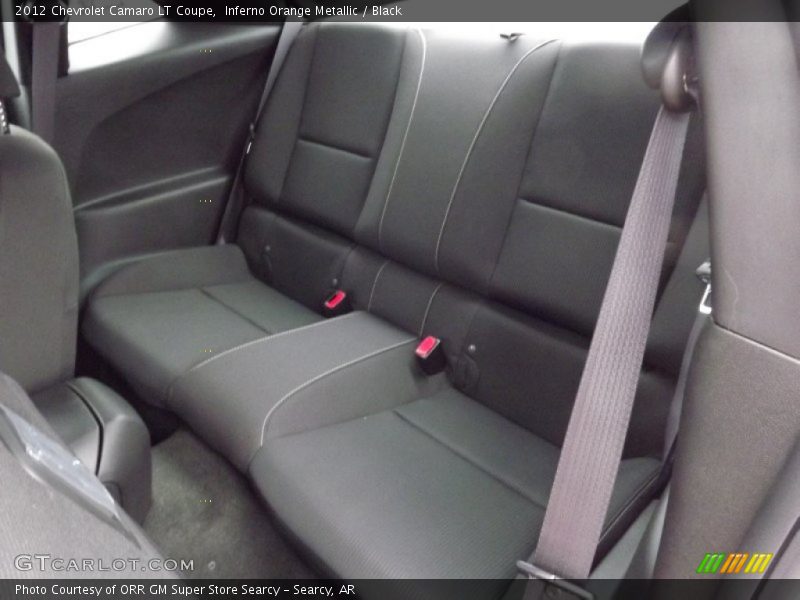 Inferno Orange Metallic / Black 2012 Chevrolet Camaro LT Coupe