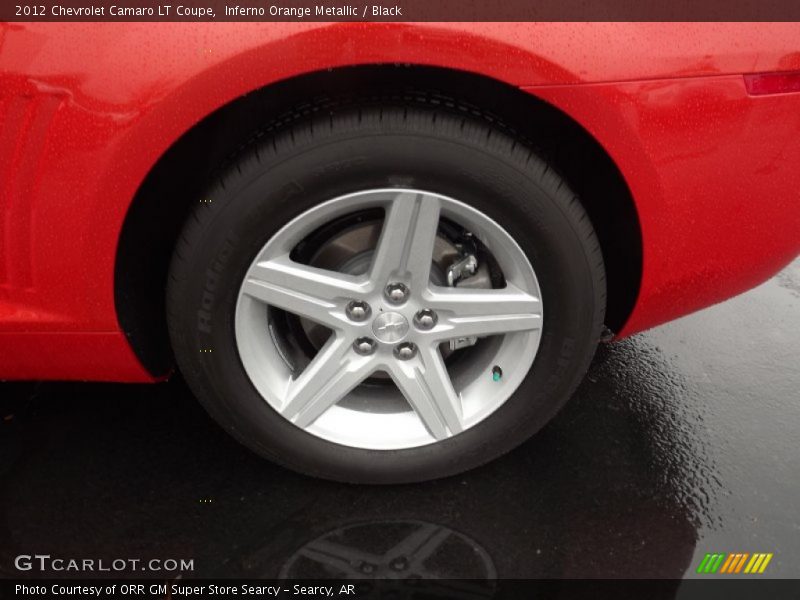 Inferno Orange Metallic / Black 2012 Chevrolet Camaro LT Coupe