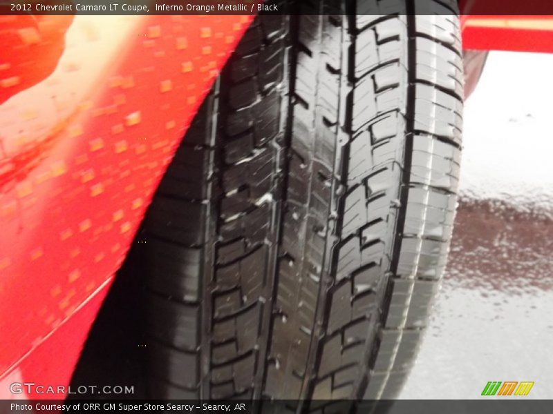 Inferno Orange Metallic / Black 2012 Chevrolet Camaro LT Coupe