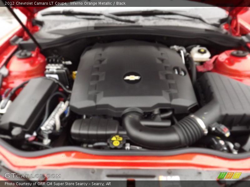 Inferno Orange Metallic / Black 2012 Chevrolet Camaro LT Coupe