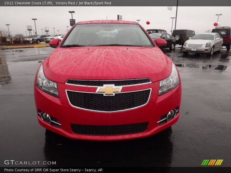 Victory Red / Jet Black/Sport Red 2012 Chevrolet Cruze LT/RS