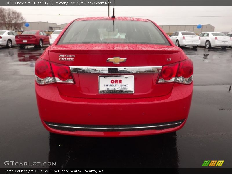 Victory Red / Jet Black/Sport Red 2012 Chevrolet Cruze LT/RS