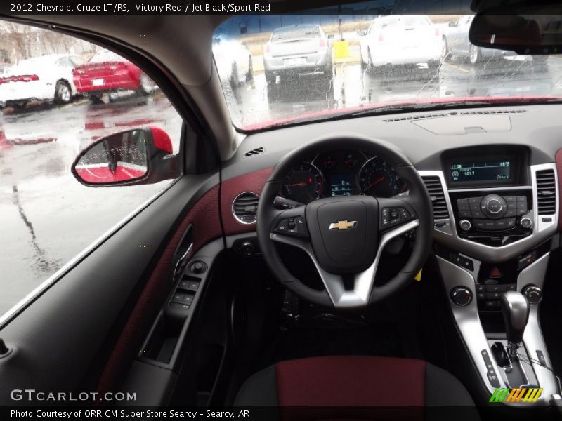 Victory Red / Jet Black/Sport Red 2012 Chevrolet Cruze LT/RS