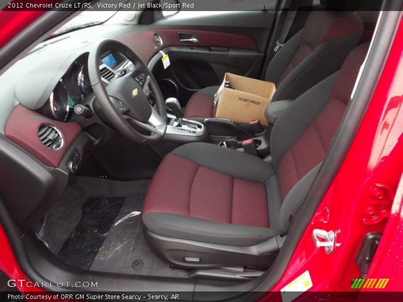  2012 Cruze LT/RS Jet Black/Sport Red Interior