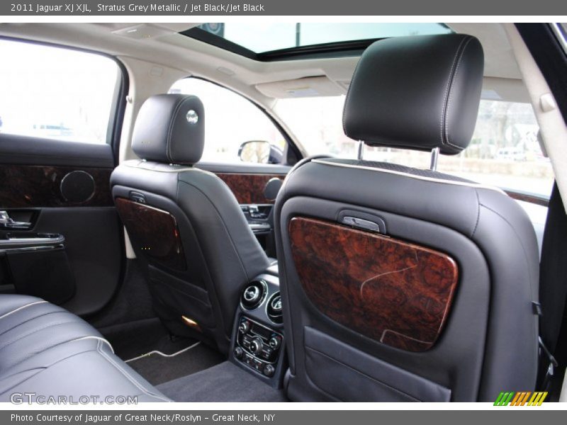 Stratus Grey Metallic / Jet Black/Jet Black 2011 Jaguar XJ XJL