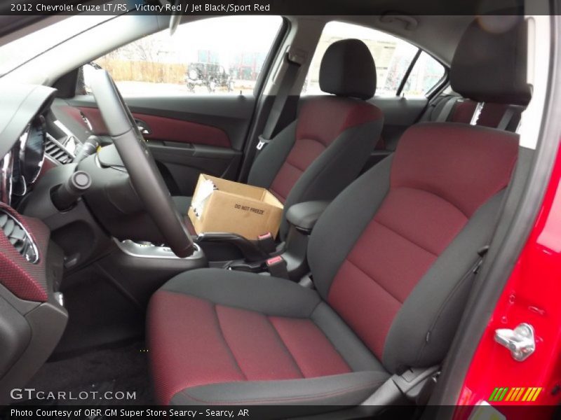  2012 Cruze LT/RS Jet Black/Sport Red Interior