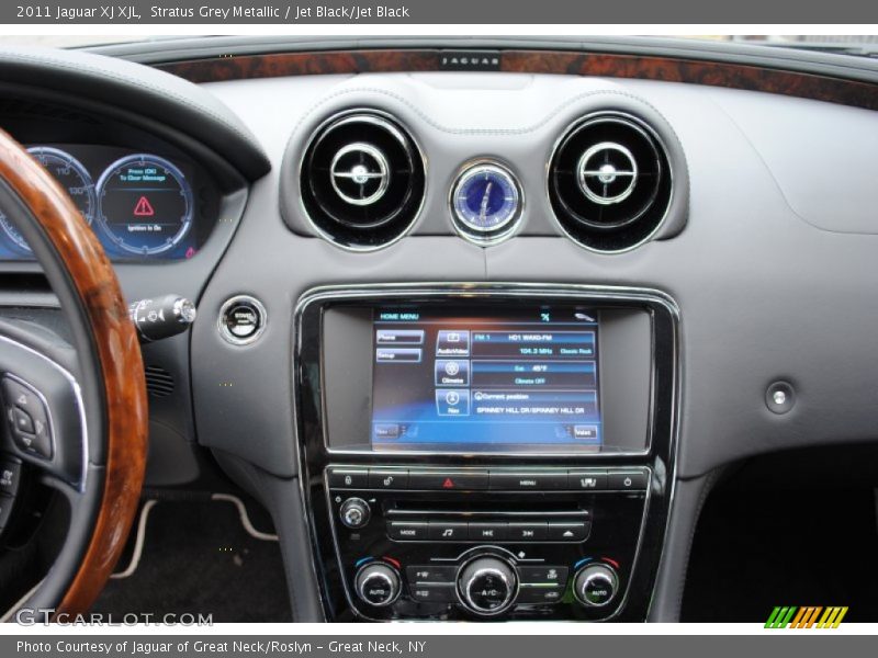 Stratus Grey Metallic / Jet Black/Jet Black 2011 Jaguar XJ XJL