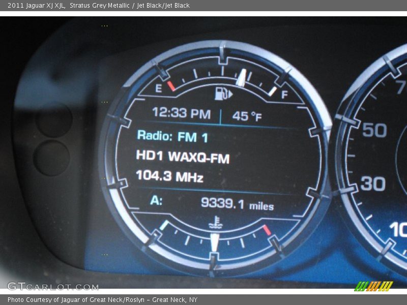 Stratus Grey Metallic / Jet Black/Jet Black 2011 Jaguar XJ XJL