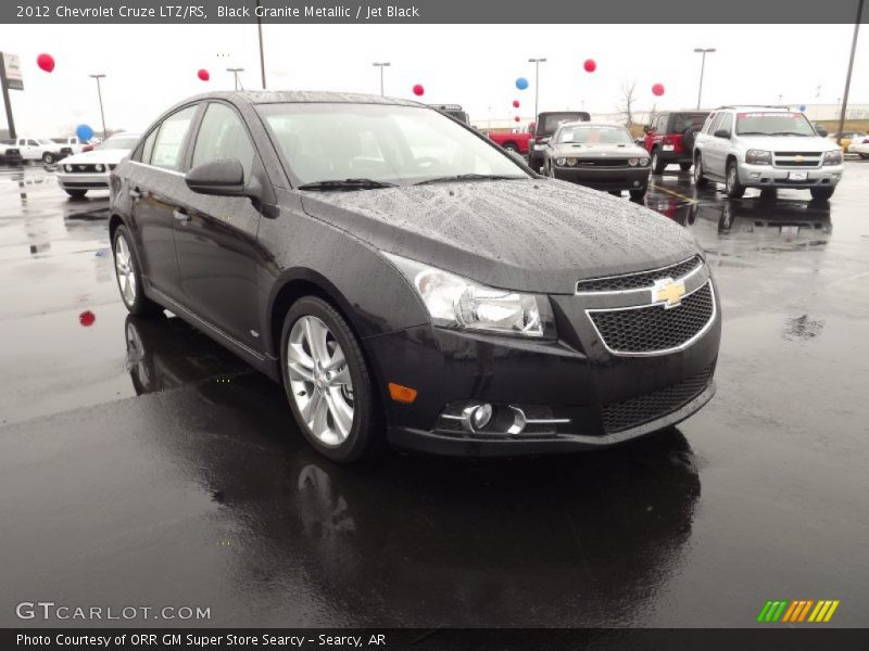 Black Granite Metallic / Jet Black 2012 Chevrolet Cruze LTZ/RS