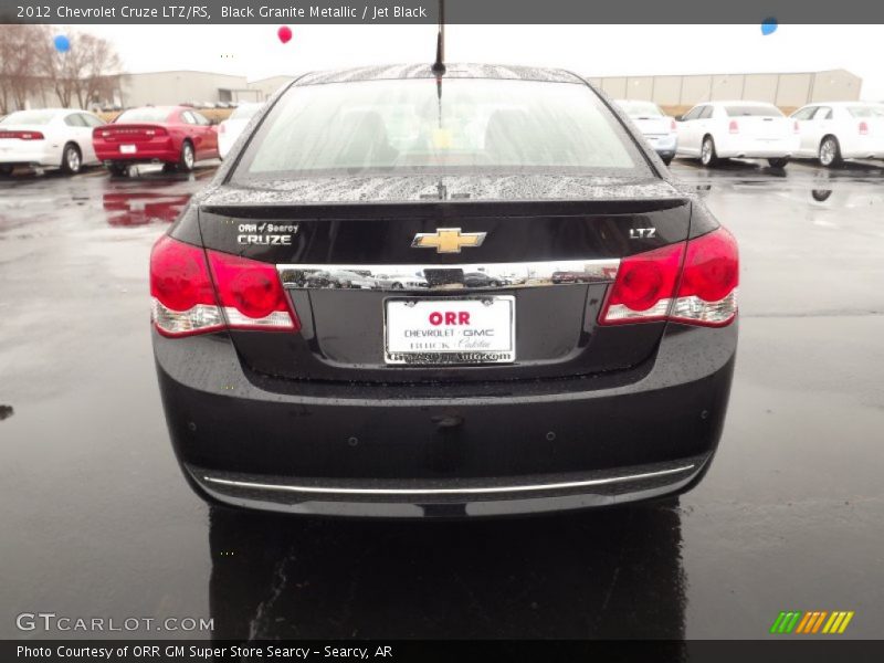 Black Granite Metallic / Jet Black 2012 Chevrolet Cruze LTZ/RS