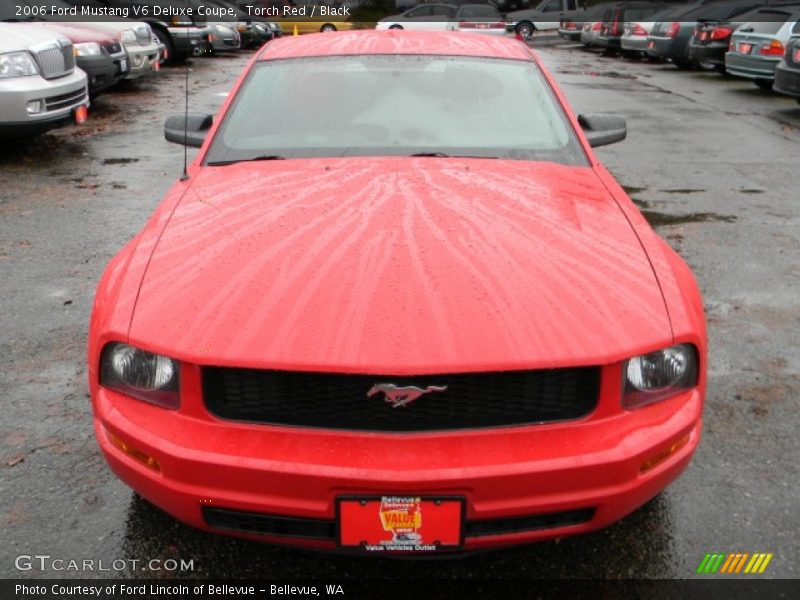 Torch Red / Black 2006 Ford Mustang V6 Deluxe Coupe