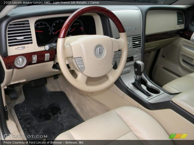 Light French Silk Metallic / Camel 2005 Lincoln Aviator Luxury AWD