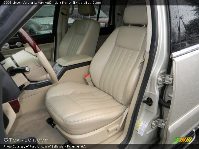 Light French Silk Metallic / Camel 2005 Lincoln Aviator Luxury AWD