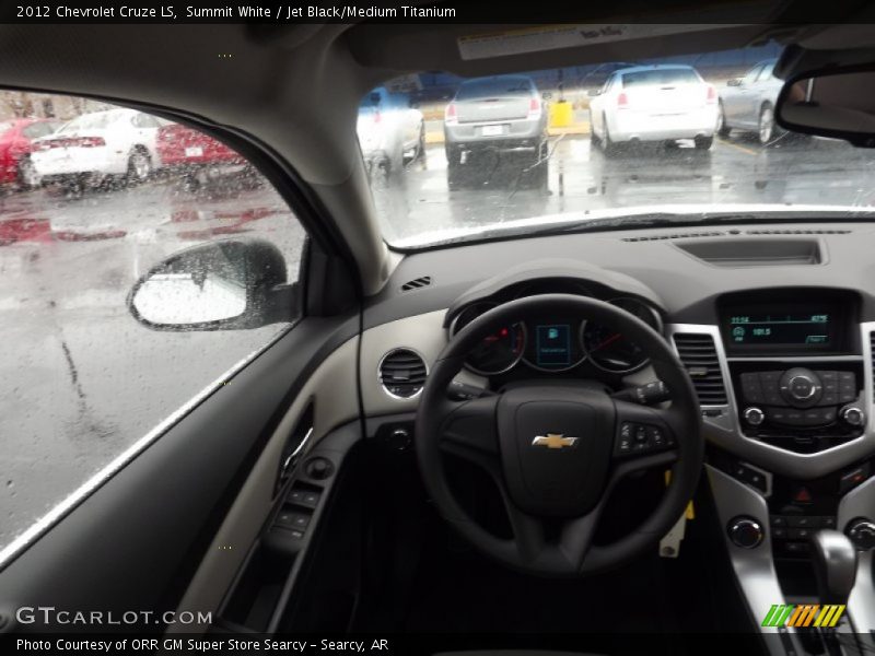Summit White / Jet Black/Medium Titanium 2012 Chevrolet Cruze LS