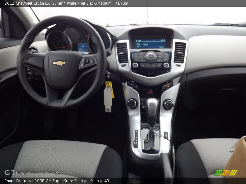 Summit White / Jet Black/Medium Titanium 2012 Chevrolet Cruze LS