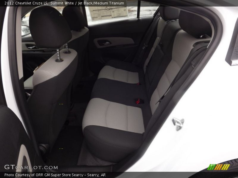 Summit White / Jet Black/Medium Titanium 2012 Chevrolet Cruze LS