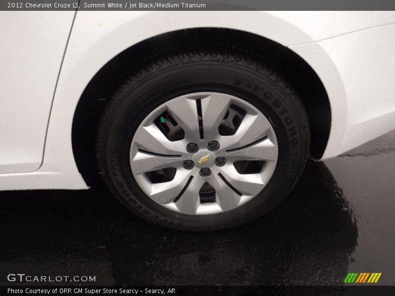 Summit White / Jet Black/Medium Titanium 2012 Chevrolet Cruze LS