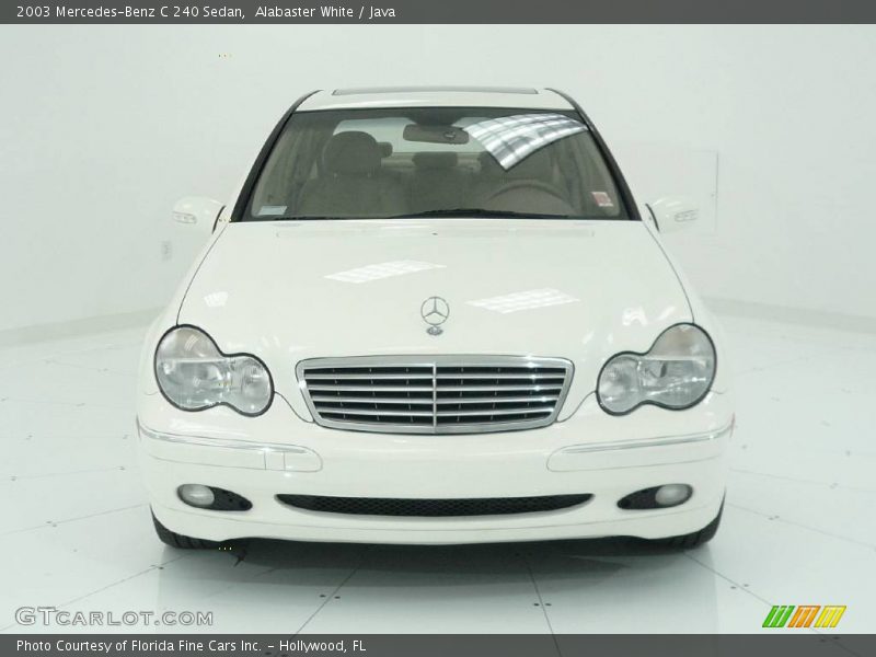 Alabaster White / Java 2003 Mercedes-Benz C 240 Sedan
