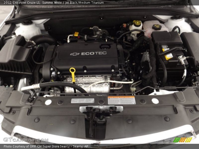 Summit White / Jet Black/Medium Titanium 2012 Chevrolet Cruze LS