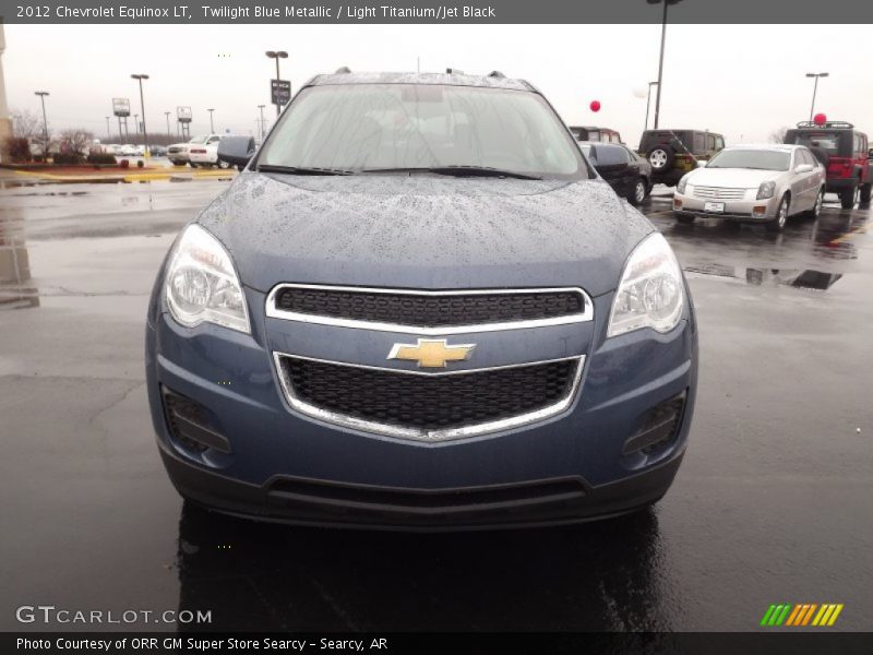 Twilight Blue Metallic / Light Titanium/Jet Black 2012 Chevrolet Equinox LT