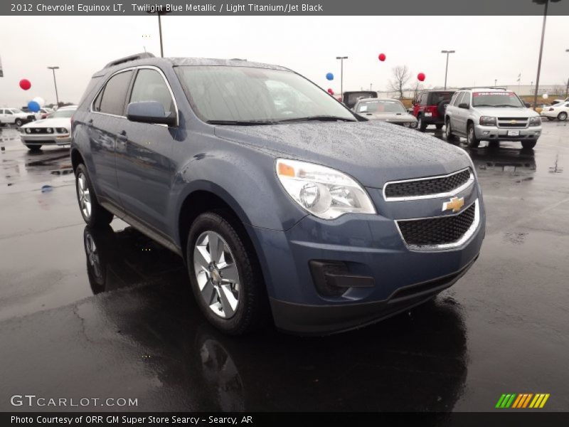 Twilight Blue Metallic / Light Titanium/Jet Black 2012 Chevrolet Equinox LT